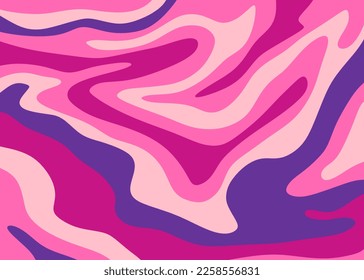 Fondo abstracto con un patrón colorido de línea ondulada