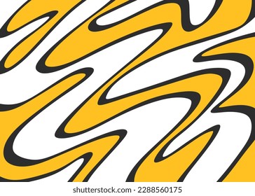 Abstract background with colorful wavy line pattern