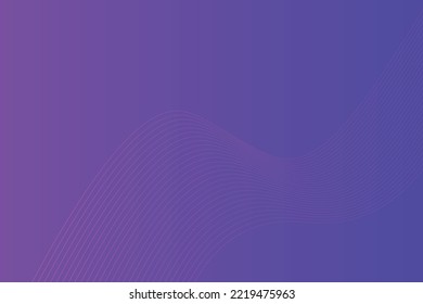 Abstrakter Hintergrund mit bunten, gewellten Linien. Abstrakter, blauer violetter Farbverlauf-Hintergrund-Design
