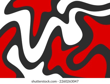 Abstract background with colorful wavy lines pattern