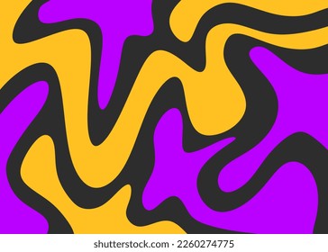 Abstract background with colorful wavy lines pattern