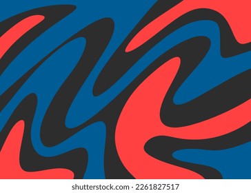Abstract background with colorful wavy lines pattern