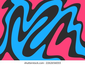 Abstract background with colorful wavy lines pattern