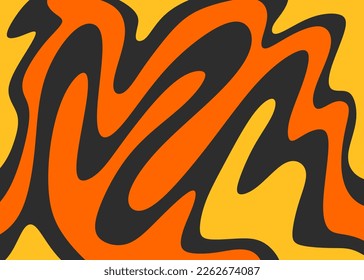 Abstract background with colorful wavy lines pattern