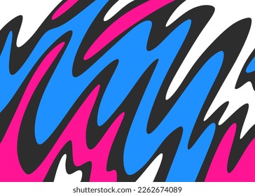 Abstract background with colorful wavy lines pattern