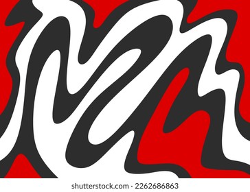 Abstract background with colorful wavy lines pattern