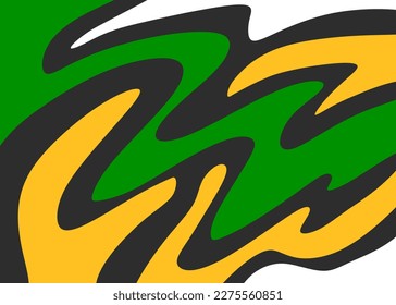 Abstract background with colorful wavy lines pattern