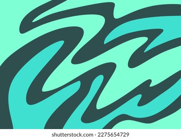 Abstract background with colorful wavy lines pattern