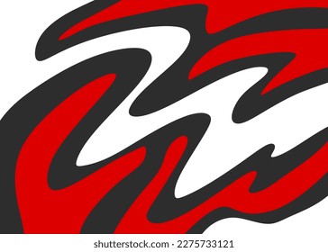 Abstract background with colorful wavy lines pattern