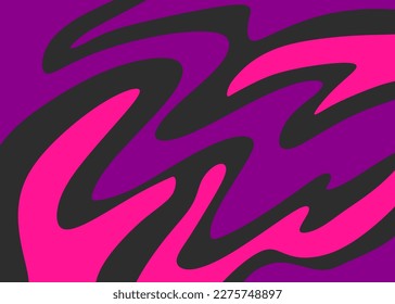 Abstract background with colorful wavy lines pattern