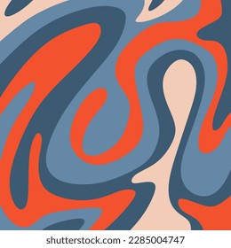 Abstract background with colorful wavy lines pattern