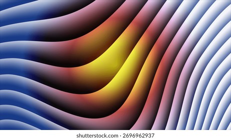 Abstract background with colorful wavy lines creating a dynamic and visually appealing design