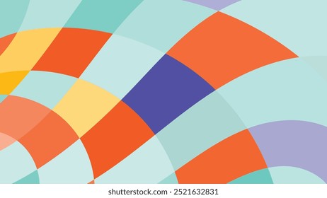 abstract background colorful wavy shape vector design