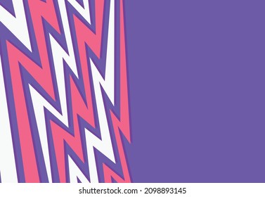 Abstract background with colorful zigzag line pattern and some copy space area