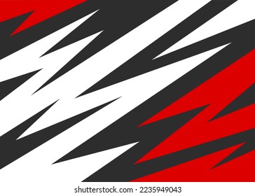 Abstract background with colorful zigzag and spike pattern