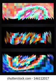 Abstract background colorfull banners