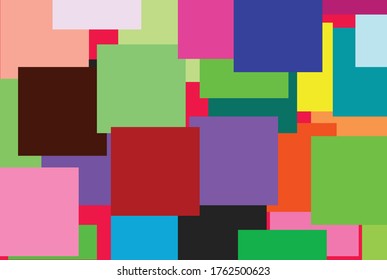 abstract background colorfull object box