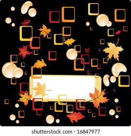 abstract background in colors of autumn