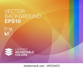 Abstract background. Colors can easily be adjusted by dragging the color bars over the image.