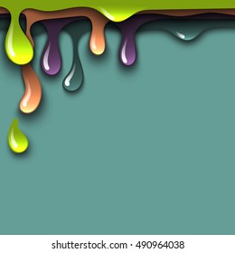 Abstract background with colors drop.