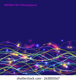 abstract background with colors light lines. Universal vector for your presentation