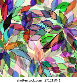 abstract background with colors petals