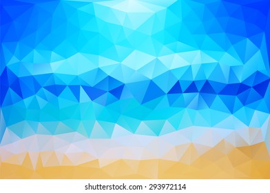 Abstract background with colors of summer beach