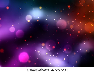 Abstract background with a colourful bokeh lights design 