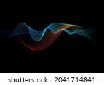 Abstract background with a colourful flowing lines design