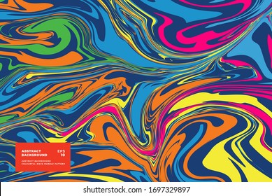 Abstract Background - Colourful Wave Marble Pattern fits for : Wall Art, Background, Artistic Wallpaper, Decoration, Simple Elegant and Luxury Prints Material
