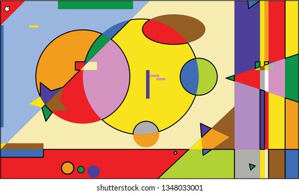 Abstract background with colours