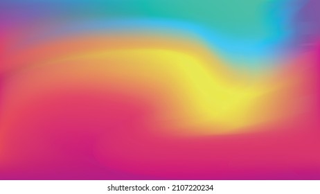 Abstract background with a combination of blue, green, yellow, pink and red colors