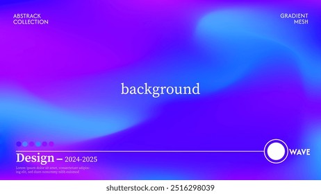 Abstract background with a combination of blue and purple gradients, soft glowing, beautiful and luxurious. Minimalist pastel colors
