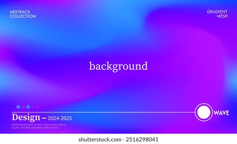 Abstract background with a combination of blue and purple gradients, soft glowing, beautiful and luxurious. Minimalist pastel colors