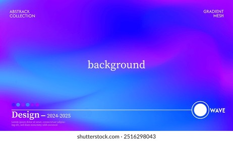 Fundo abstrato com uma combinação de gradientes azul e roxo, suave brilho, bonito e luxuoso. Cores pastel minimalistas