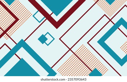 Antecedentes abstractos con una combinación de cajas azules y rojas por tu mundo definido