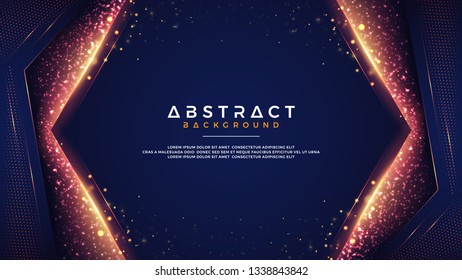 Abstract background with a combination of blur bokeh effects. Abstract Glowing particle background. Eps10 vector illustration.