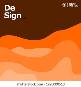 abstract background with a combination of brown and orange. simple design. suitable for wallpaper, and poster cover