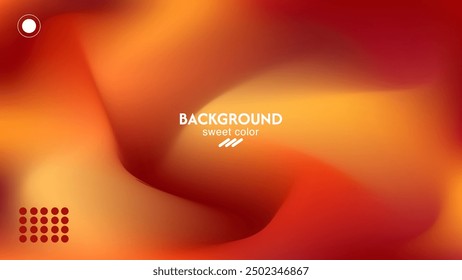 Abstract background with a combination of dark orange and red soft gradations, beautiful and luxurious. Minimalist pastel colors