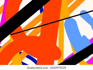 abstract background with a combination of irregular colors and shapes.

