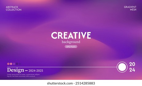Abstract background with a combination of purple and orange soft gradations, beautiful and luxurious. Minimalist pastel colors