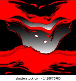 Abstract background, combination red, black and white