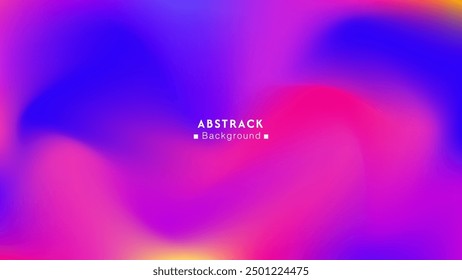Abstract background with a combination of red, blue, yellow and purple, soft gradations, beautiful and luxurious. Minimalist pastel colors