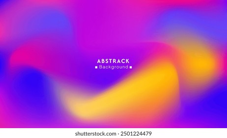 Abstract background with a combination of red, blue, yellow and purple, soft gradations, beautiful and luxurious. Minimalist pastel colors