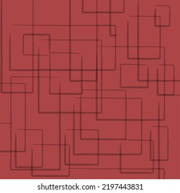 abstract background with a combination of red color and irregular black squares