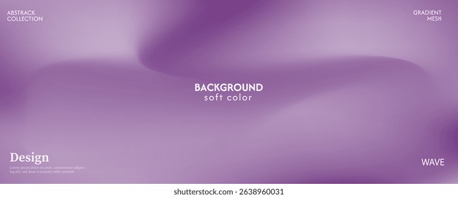 Abstract background combination of soft purple with wave texture. Combination of light and dark. Minimalist pastel color design