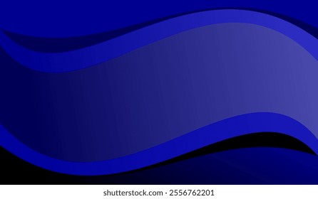 Abstract background combines blue and black colors with text area looks beautiful.