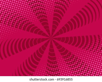 Abstract background, comic book art style, retro vintage look
