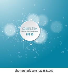 Abstract background. Communication concept. Vector illustration