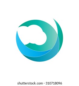 Abstract Background. Company Logo Design. Stock Vector Illustration. 

